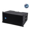 GloboStar® FDB DLA208 98017 PA Speaker - Παθητικό Ηχείο Line Array Κρεμαστό & Επιδαπέδιο 8Ω - 300W RMS (1200W Peak) - 2 x 8" Inches LF & 1 x 3" Inches HF - IP20 - Μαύρο - Μ56 x Π42.5 x Υ27.5cm